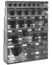 Complete Tilt Bin Van Kit (27 Compartments). Small Parts Bins.