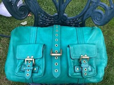 Mulberry Roxanne hobo slouchy shoulder bag jade green Leather bag authentic