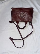 Vintage Burgundy Leather