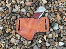 Leather Pocket Knife Sheath Buck 110 Case XX Trapper