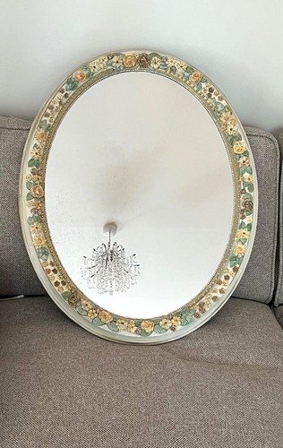 Vintage wood large - large, oval