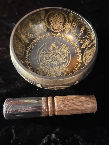 Green tara etched tibetan - green,
