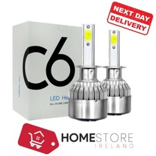 Car Headlight Bulbs LED C6 H11 H8 H9 H4 H1 H7 Hi/Lo Power 6000K 36W White Bulbs