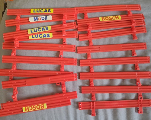 Scalextric c819 red armco - scalextric,