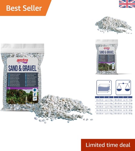 1kg white aquarium gravel - 1kg,