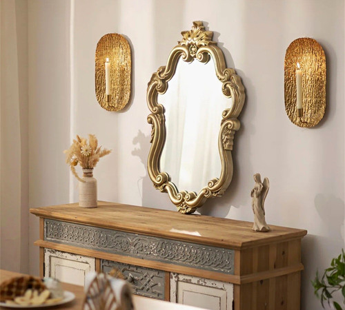 Pair gold textured - pair,