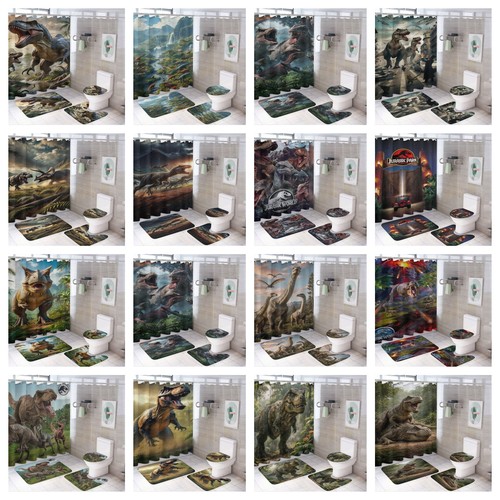 Dinosaur bathroom shower - dinosaur,