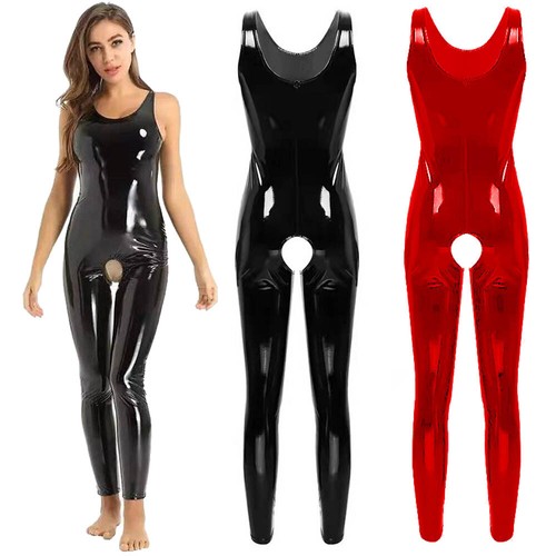 Womens wet look pvc - womens, leather