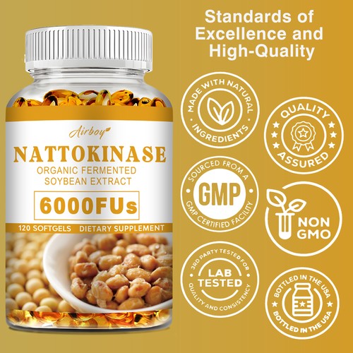 Nattokinase 6000fu 120pcs - nattokinase,