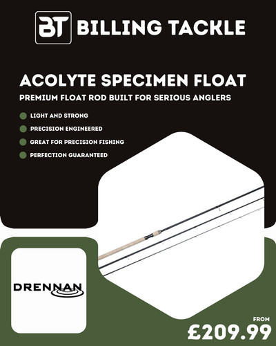 Drennan acolyte specimen float - drennan,