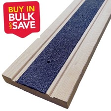 BUNDLE VALUE PACK -Non Slip Decking Strips GRP Heavy Duty Pro Grade 50mm - BLACK