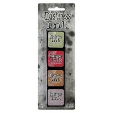 Tim Holtz Distress Mini Ink Pads 4pcs - Kit 11