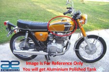 For Honda CB350 K3 K4 Super Sport Fuel Tank Alloy Polished CB 350 71-73 S2u