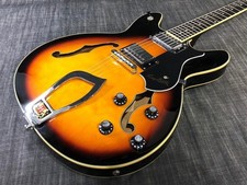 Hagstrom Viking Used Mahogany Neck Rosewood FB Vintage Sunburst w/Soft Case