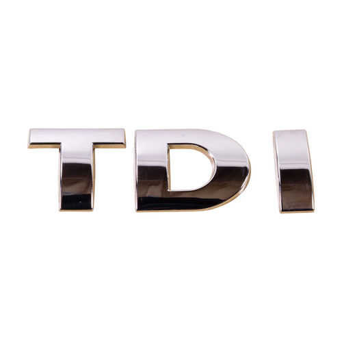 Rear tdi badge chrome golf - tdi,