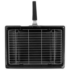 Universal Oven Cooker Complete Grill Pan & Food Rack Fits Many Brands 