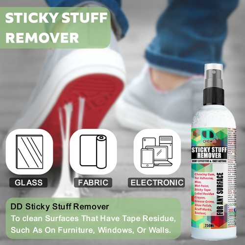 Sticky stuff remover label - sticky,