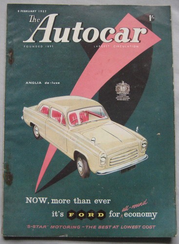 Autocar magazine 1957 - autocar,