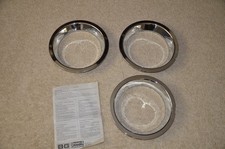 Brown & Geeson 10’’ Wheel Rim Trim Embellisher x 3. Deep, Press Fit.Classic Mini