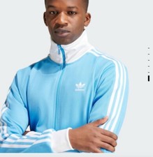 Sz M Adidas Adicolor Classics Beckenbauer Semi Blue Burst Retro Track Jacket