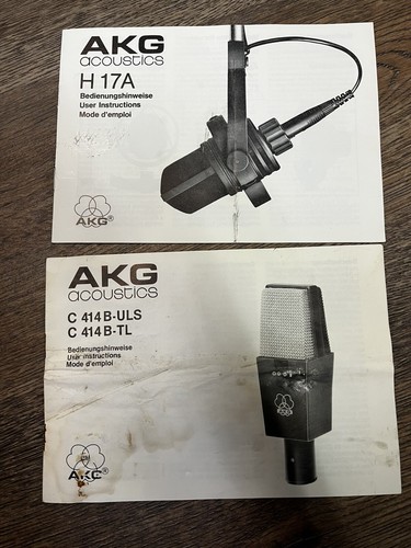 Manual for akg 414 h - akg,