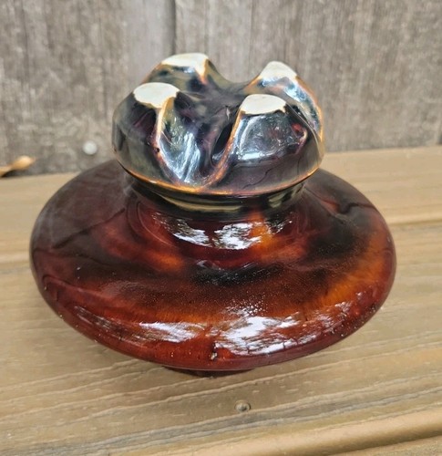 Vintage large brown porcelain - vintage,