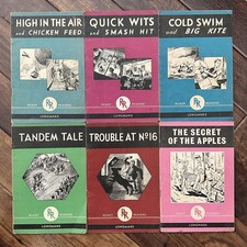 6 x Vintage School Reading