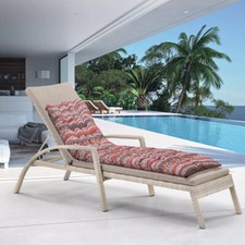 Rocking Deck Chair Replacement Cushion Pad Soft Cotton Chair Bench Recliner Seat