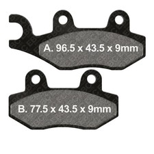 PAIR OF BRAKE PADS STD EBC