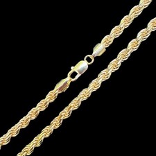 6mm Thick Men's Rope Chain 14k