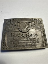 Vintage Budweiser  Belt Buckle