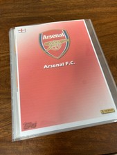 343 cards Collection in homemade binder Topps Panini lot bundle Arsenal