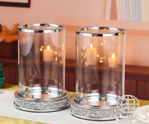 17cm candle holder crushed - 17cm,