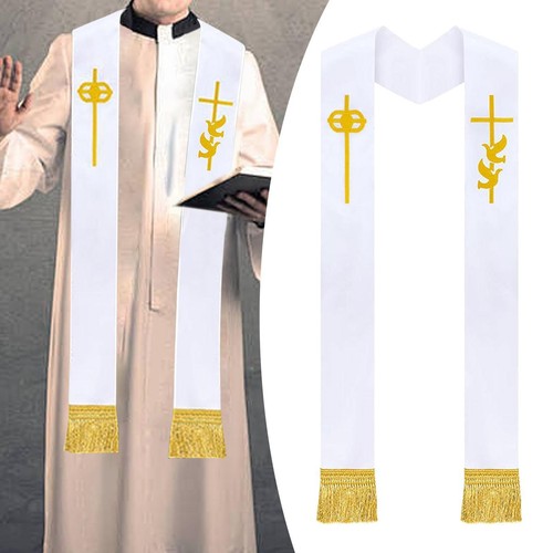 Embroidery clergy stole pastor - clergy,