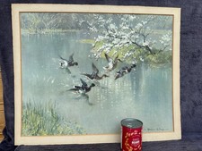 Large Print of Mallard Duck Painting by Vernon Ward
