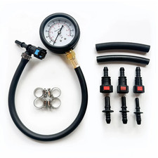 Fuel Pressure Test Kit - Fuel Pressure Gauge - 0-100PSI Fuel Injection Pump 