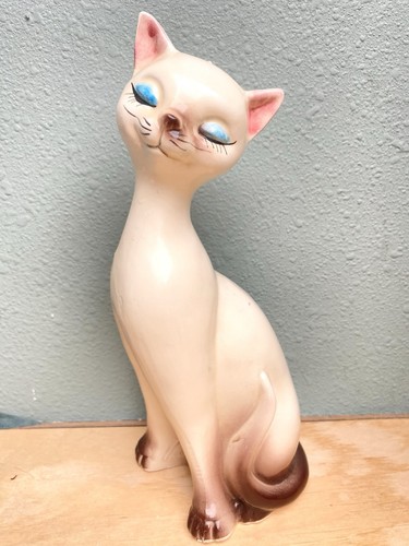 Vintage siamese cat figurine - vintage,