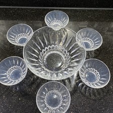 Glass Fruit/Trifle Bowl Large