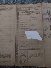 OLD LOGBOOK  /Buff  log book