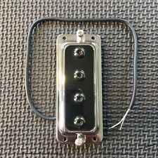 Single Coil "Rick" style HyGane Bass pickup BLACK pole pieces ceramic magnets