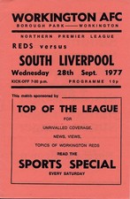 WORKINGTON v South Liverpool