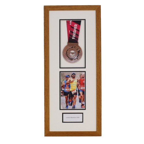 Personalised medal frame with - personalised,