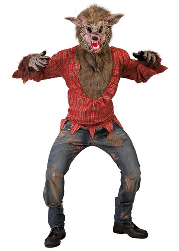 Adult mens halloween werewolf - mens,