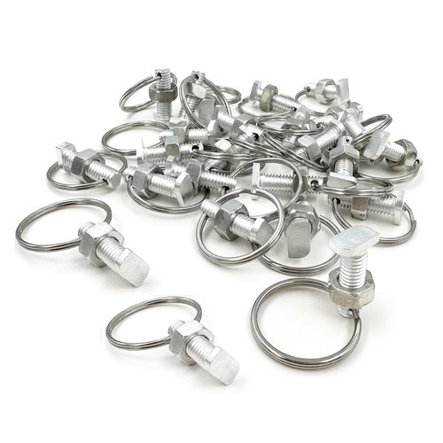 20pc greenhouse bolts - bolts, rings