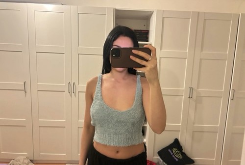 Primark green fluffy short - green,