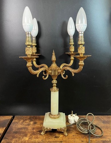 Hollywood regency brass onyx - brass, &