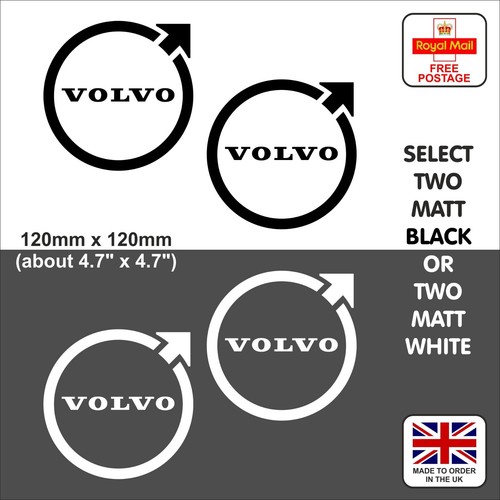 Set volvo matt black or - of, 2
