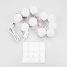 Hollywood Style LED Vanity Mirror Lights Kit with 10 Dimmable Light Bulbs D