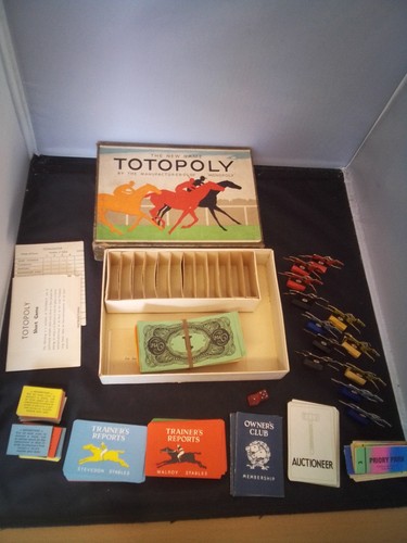 Vintage totopoly game pieces - game,