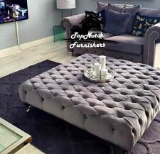 Chesterfield Footstool/coffee table, Pouffe. 30inches length x 30inches width